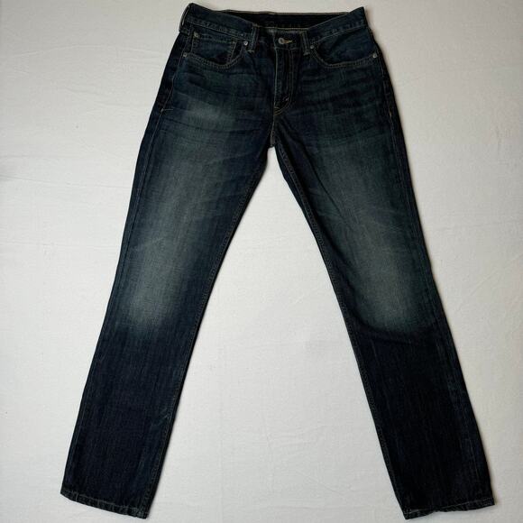 Levi Strauss‎ Men’s 511 34x34 Zippered Fly 5 Pocket Medium Distressed Wash EUC - Picture 1 of 10